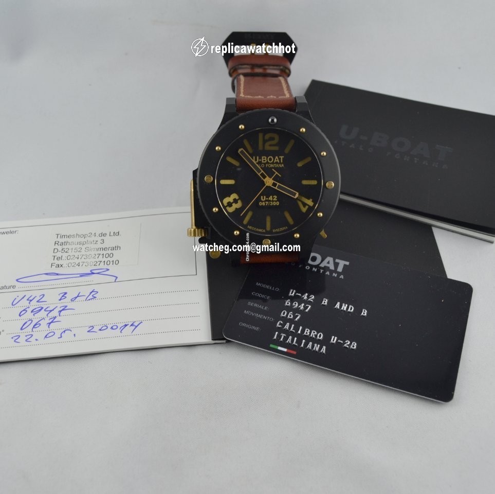 U-Boat U-42 Mens watch Unisex Automatic Titanium 6947 4