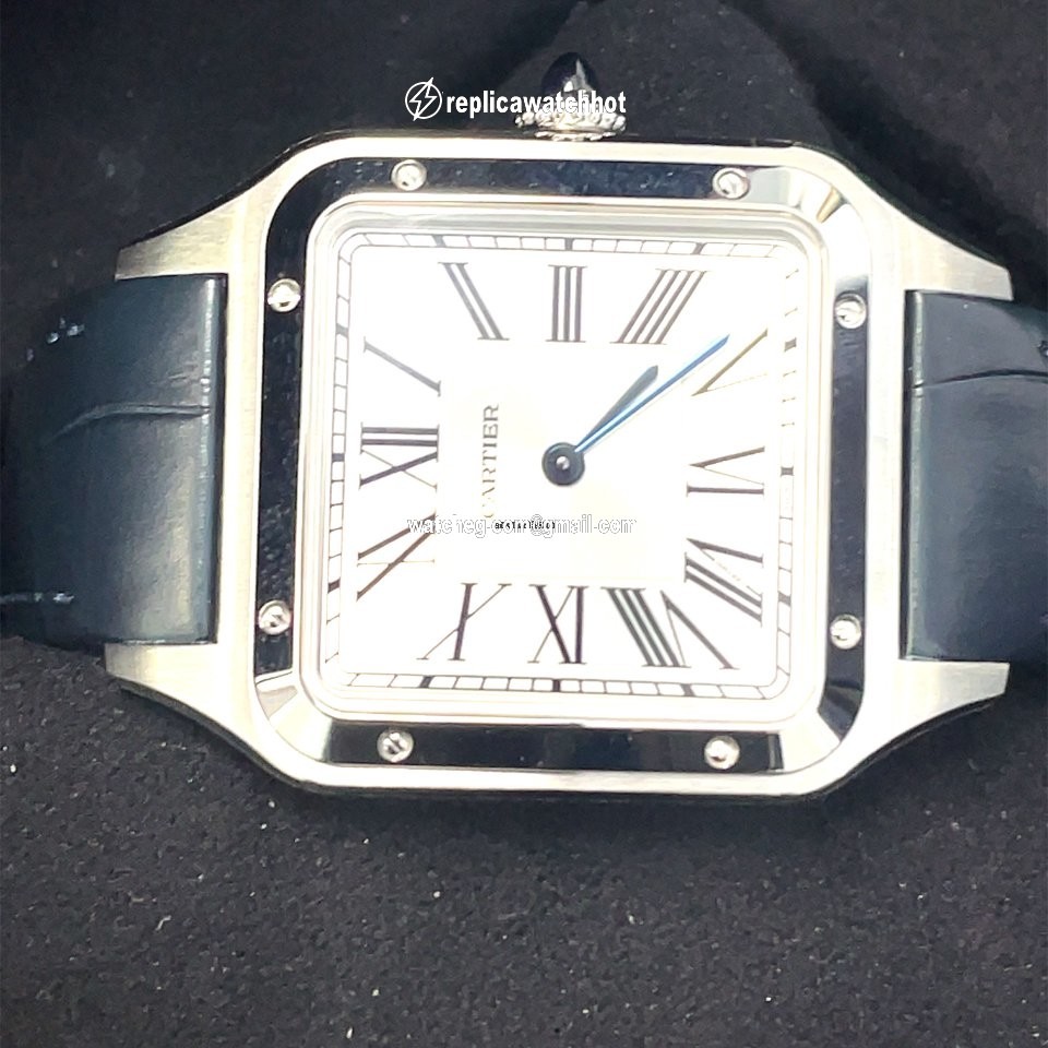 Cartier Santos Dumont Mens watch Unisex Quartz Steel WSSA0022 4