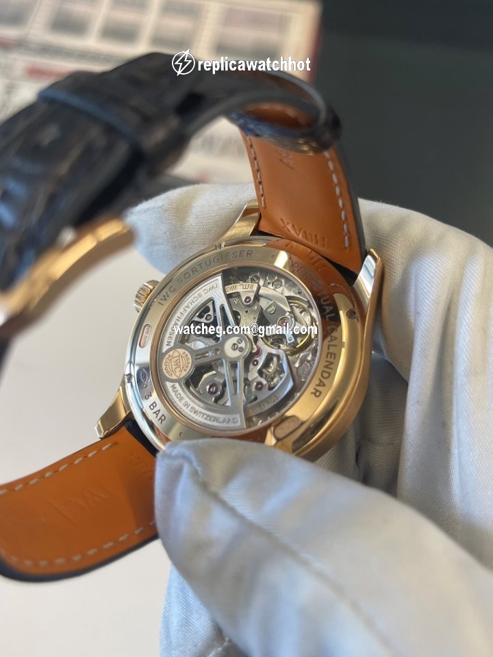 IWC Portuguese Perpetual Calendar Mens watch Unisex Automatic Rose gold IW344205 4
