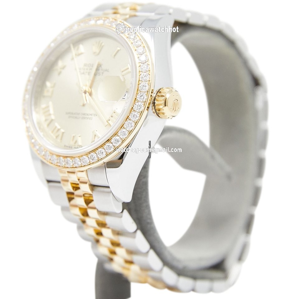 Rolex Lady-Datejust Womens watch Gold Steel Automatic 279383RBR 4