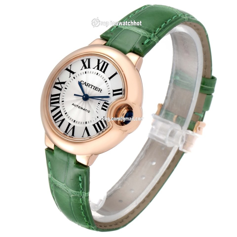 Cartier Ballon Bleu 33mm Womens watch Automatic Rose gold W6920097 4