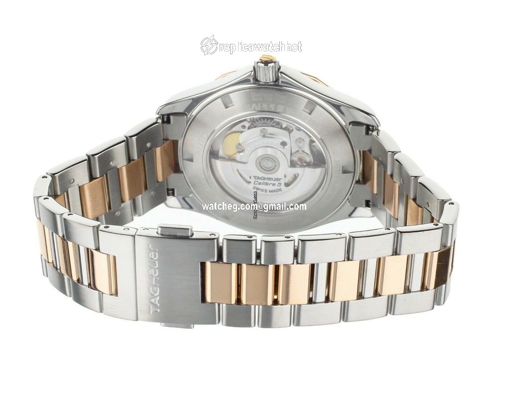TAG Heuer Aquaracer Lady Mens watch Unisex Automatic Gold Steel WAP2150 4