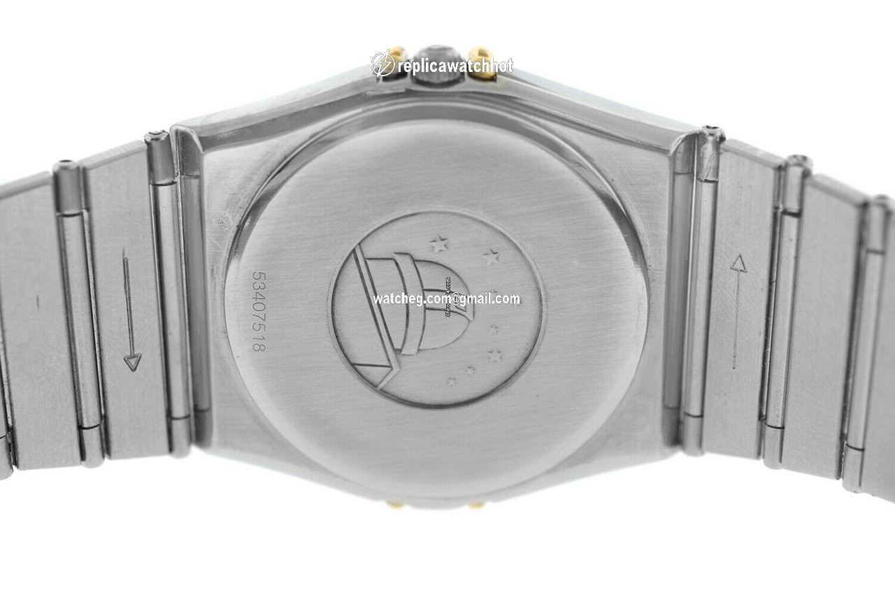 Omega Constellation Day-Date Mens watch Unisex Quartz Gold Steel 396.1069 4