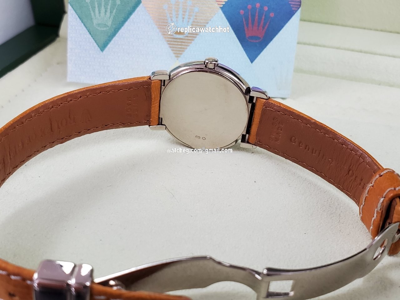 Rolex Cellini Mens watch Unisex White gold Quartz 6672 4