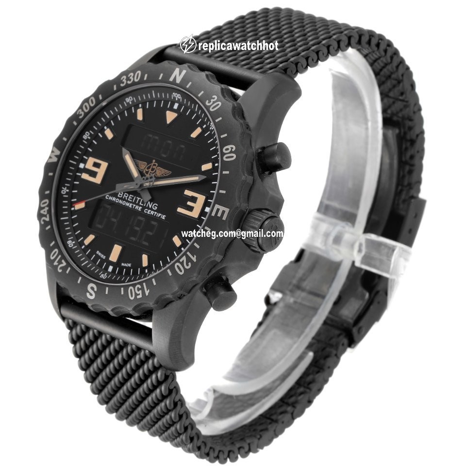 Breitling Chronospace Military Mens watch Unisex Quartz Steel M78366 4