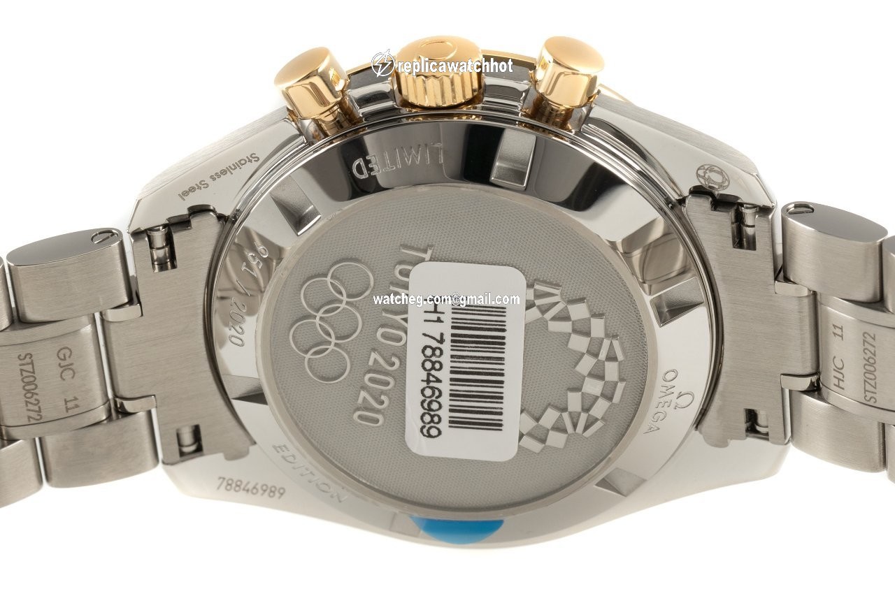 Omega Speedmaster Mens watch Unisex Manual winding Gold Steel 522.20.42.30.01.001 4