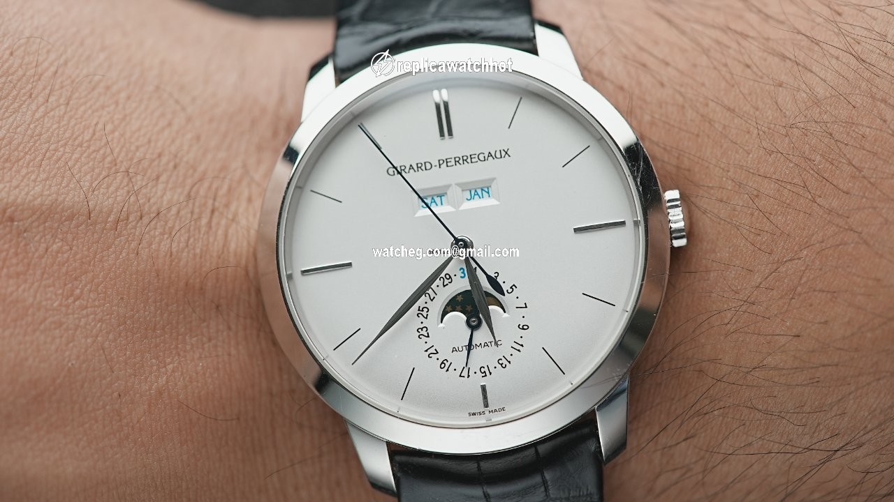 Girard Perregaux 1966 Mens watch Unisex Automatic White gold 49535-53-152-BK6A 4