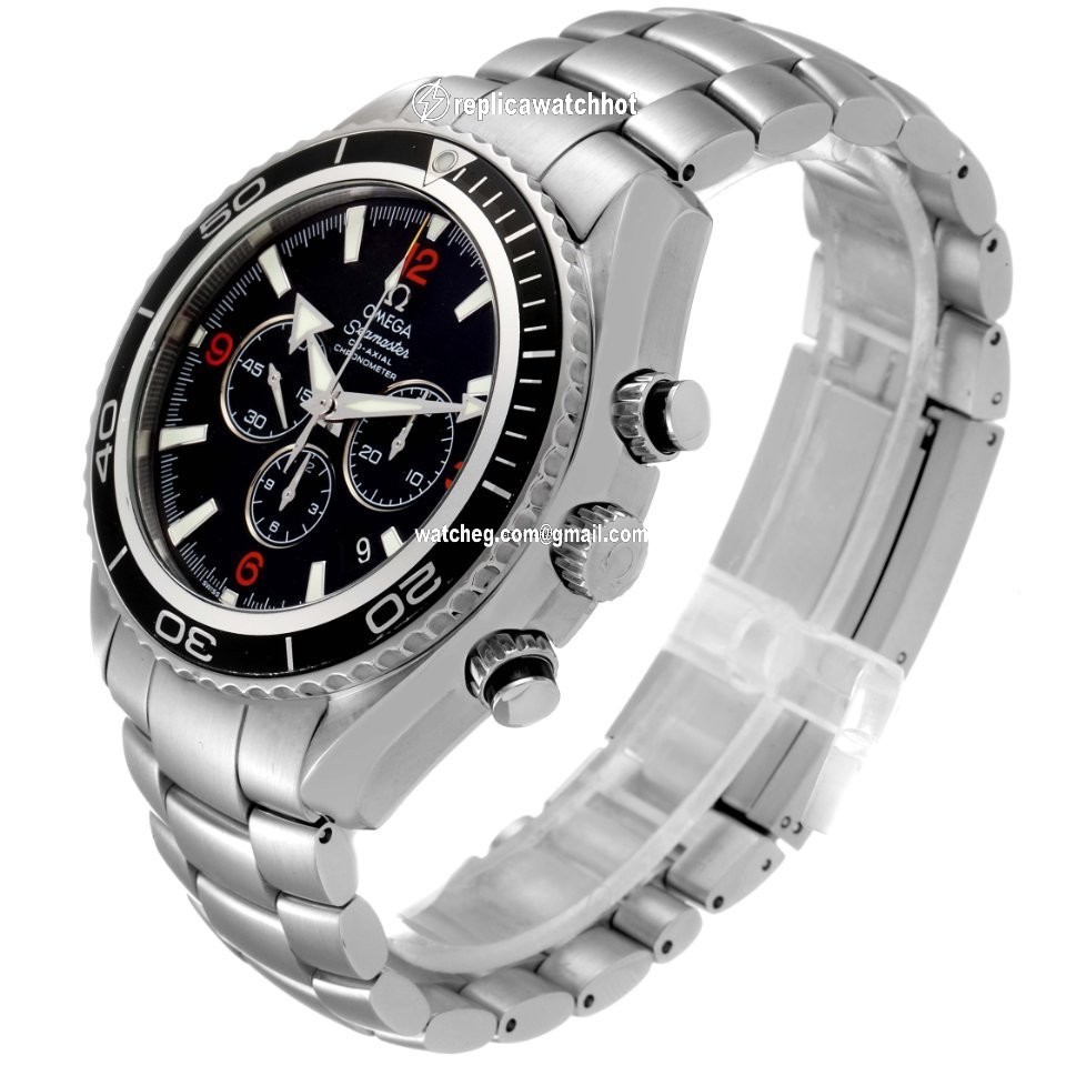 Omega Seamaster Planet Ocean Chronograph Mens watch Unisex Automatic Steel 2210.51.00 4