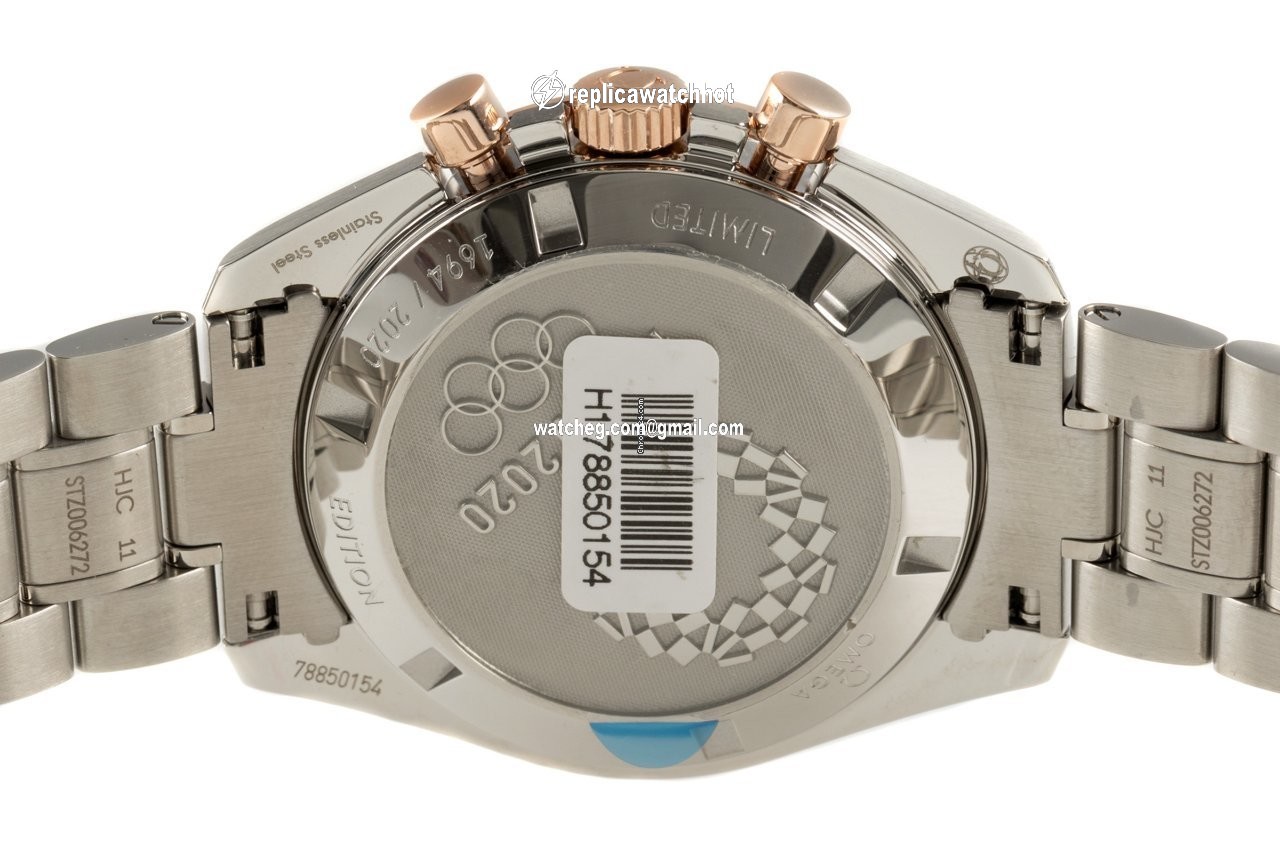 Omega Speedmaster Mens watch Unisex Manual winding Gold Steel 522.20.42.30.06.001 4
