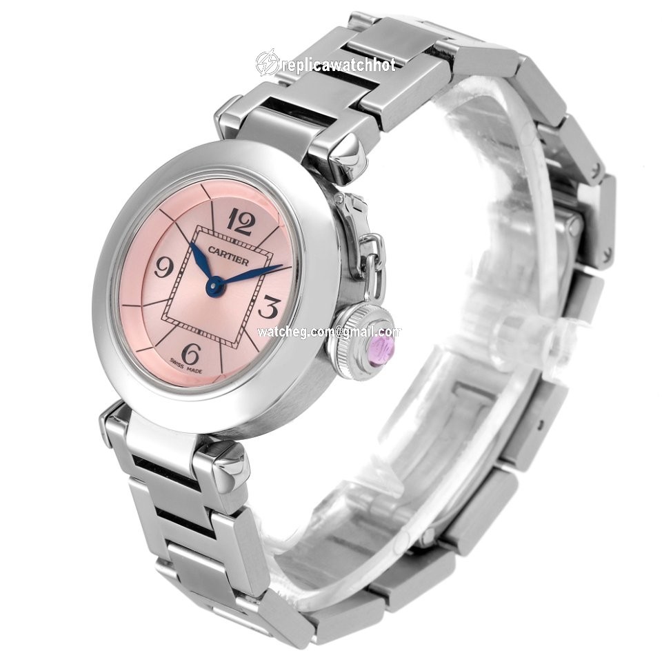 Cartier Pasha Womens watch Quartz Steel W3140008 4