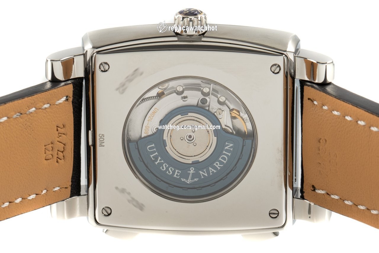 Ulysse Nardin Quadrato Dual Time Mens watch Unisex Automatic Steel 243-92 4