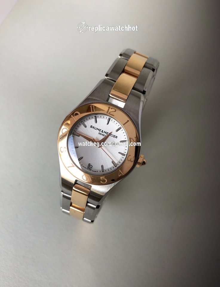 Baume & Mercier Linea Womens watch Quartz Gold Steel M0A10080 4