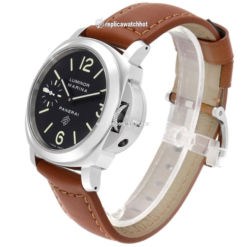 Panerai Luminor Marina Mens watch Unisex Manual winding Steel PAM01005 4