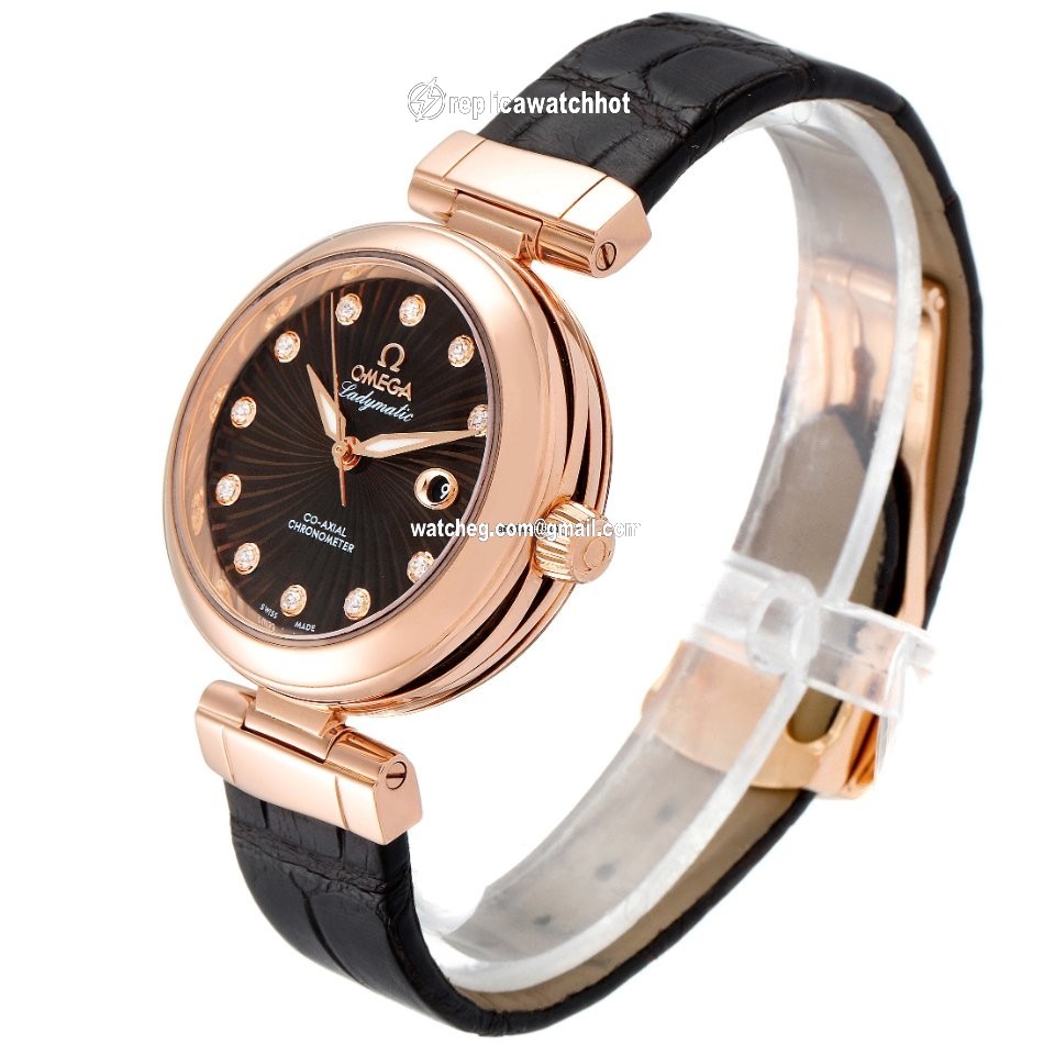 Omega De Ville Ladymatic Womens watch Automatic Rose gold 425.63.34.20.63.001 4