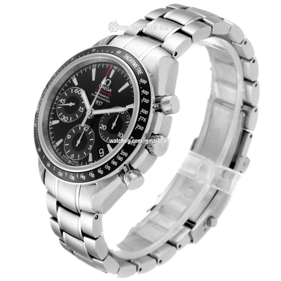 Omega Speedmaster Date Mens watch Unisex Automatic Steel 323.30.40.40.01.001 4