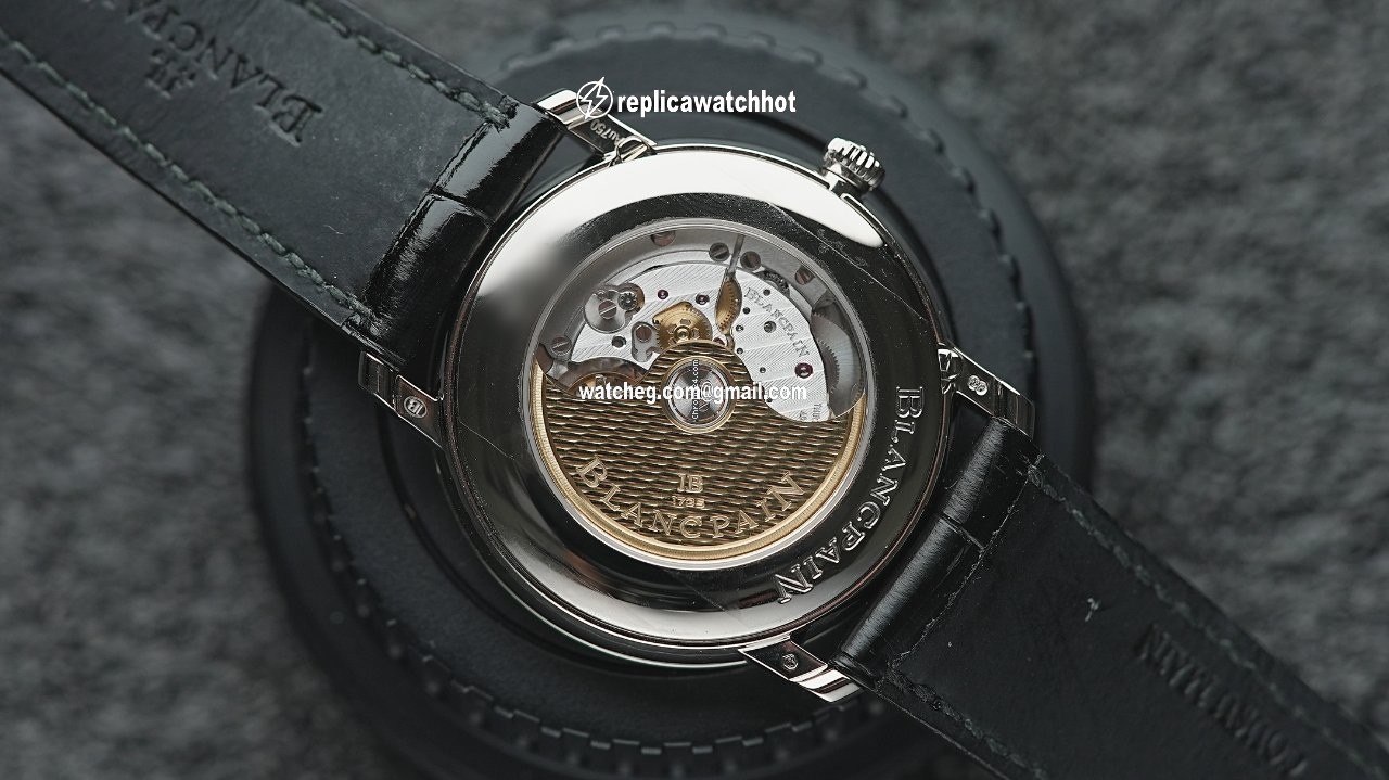 Blancpain Villeret Mens watch Unisex Automatic White gold 6670-1542-55B 4