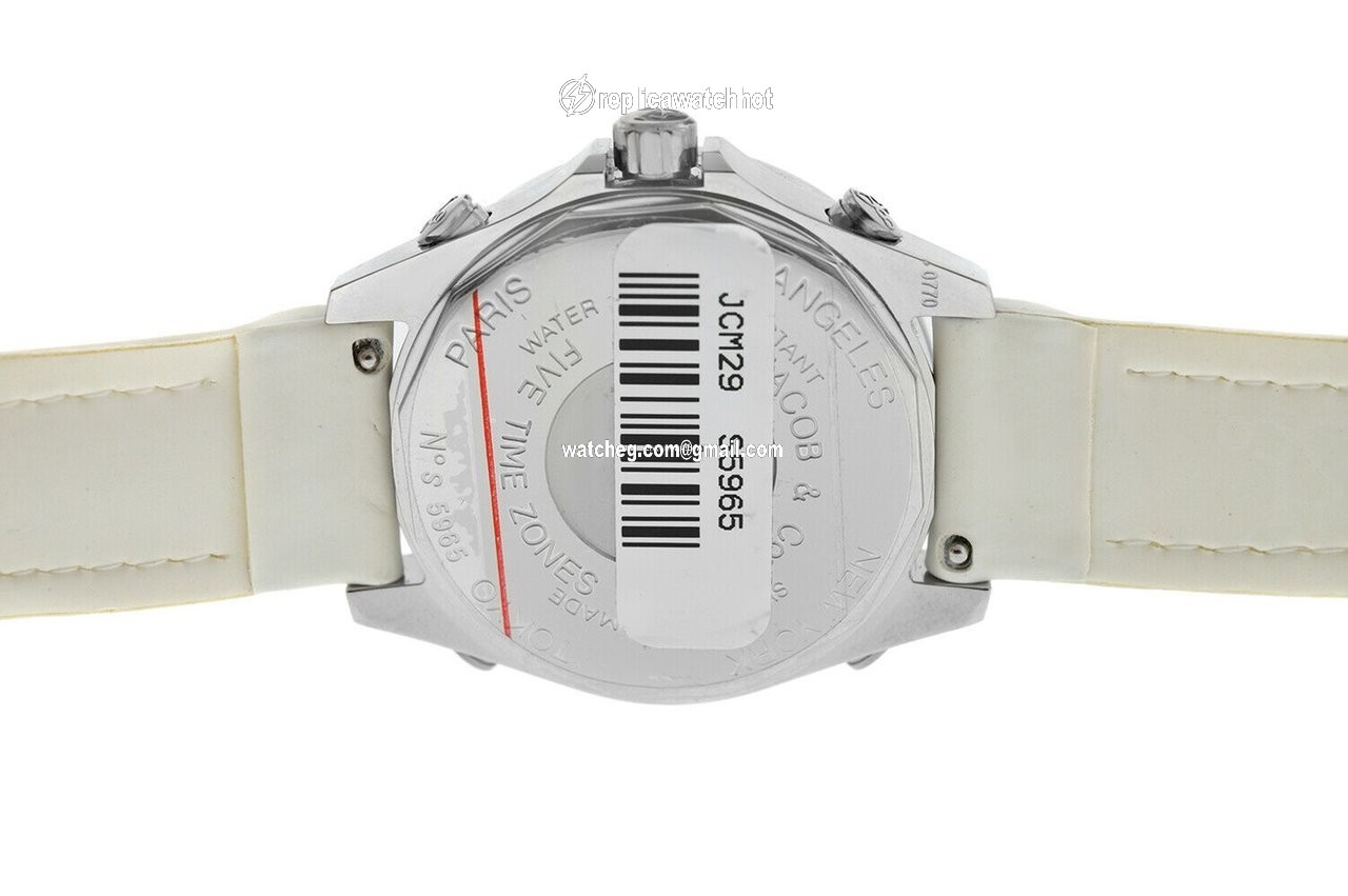 Jacob & Co. Five Time Zone Quartz Steel JCM-29 4
