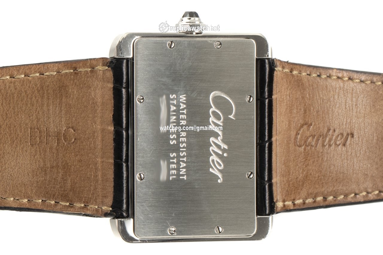 Cartier Tank Divan Mens watch Unisex Quartz Steel 2600 4