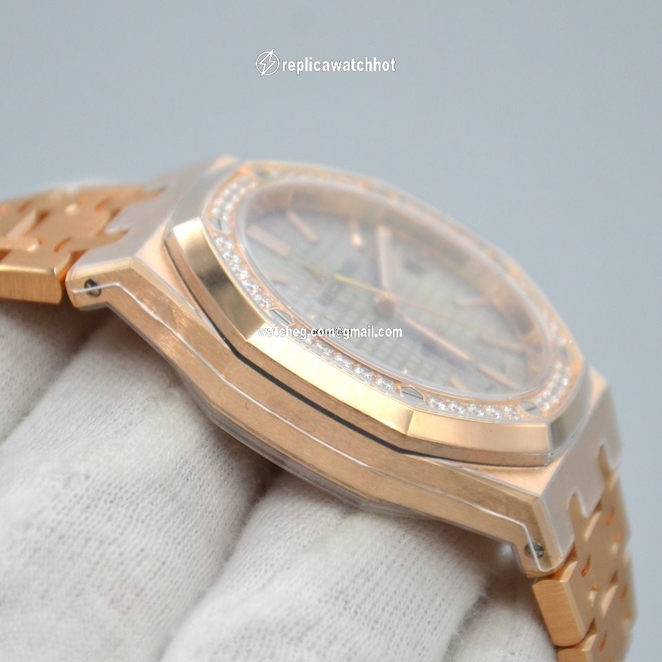 Audemars Piguet Royal Oak Lady Womens watch Automatic Rose gold 15451OR.ZZ.1256OR.02 4