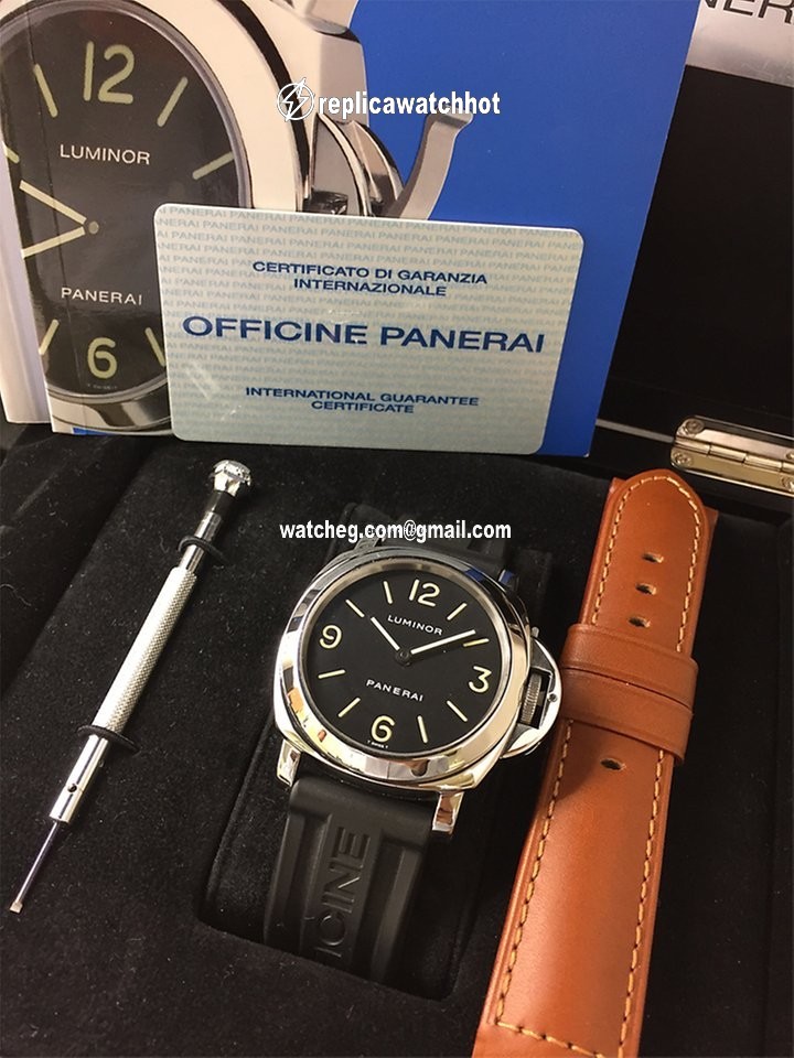 Panerai Luminor Base Manual winding Steel PAM00002 4