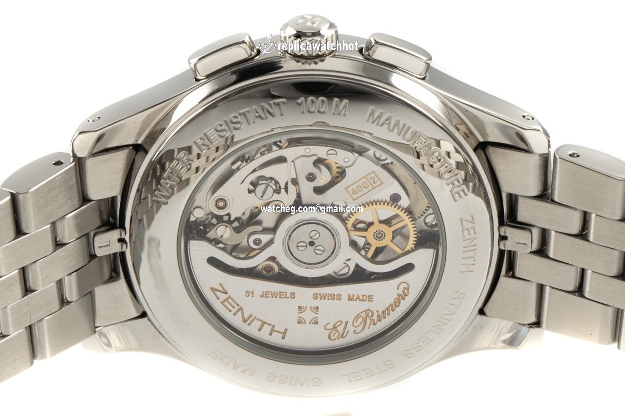 Zenith El Primero Chronograph Mens watch Unisex Automatic Steel 02.0501.400 4