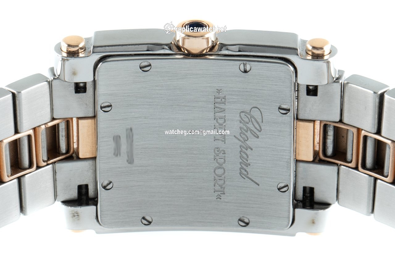 Chopard Happy Sport Womens watch Quartz Gold Steel 278498-9001 4