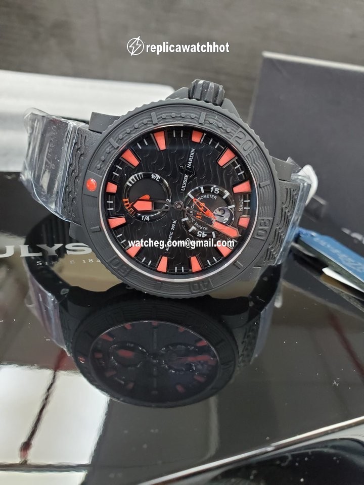 Ulysse Nardin Diver Black Sea Mens watch Unisex Automatic Steel 263-92-3C 4