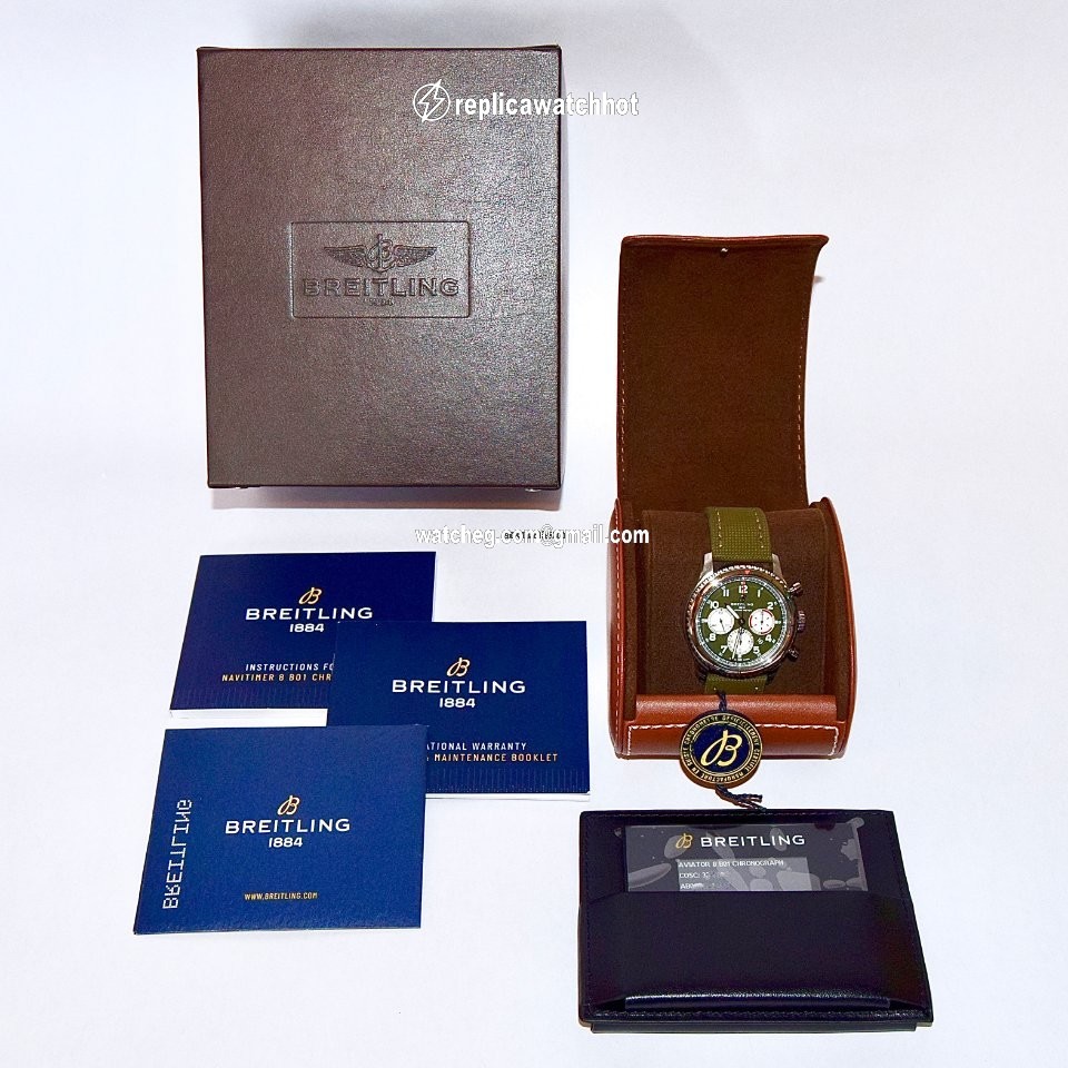 Breitling Aviator 8 Mens watch Unisex Automatic Steel AB01192A1L1X2 4