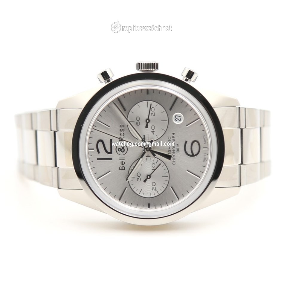 Bell & Ross Vintage Mens watch Unisex Automatic Steel BRG126-WH-ST SST 4
