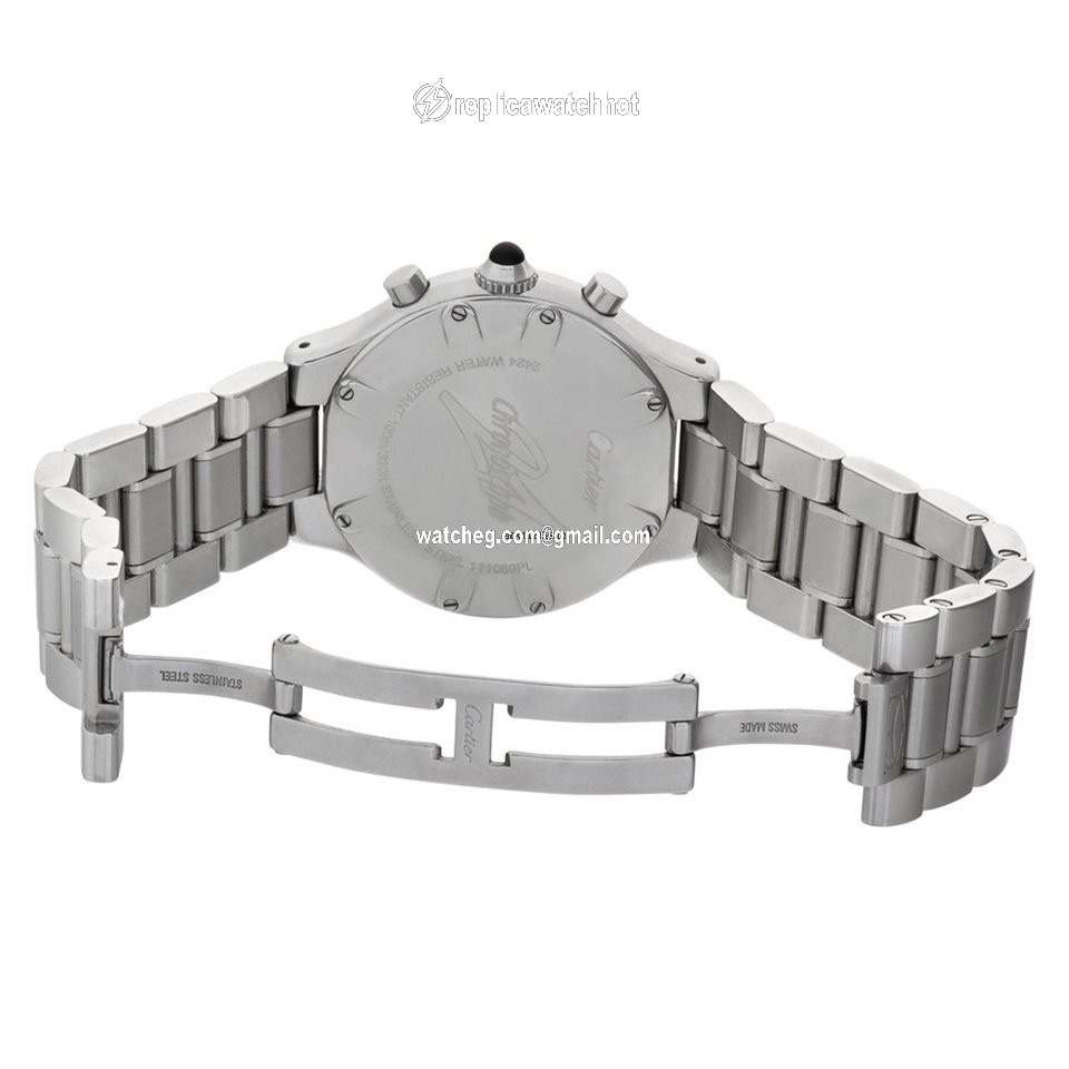 Cartier 21 Chronoscaph Mens watch Unisex Quartz Steel W10172T2 4
