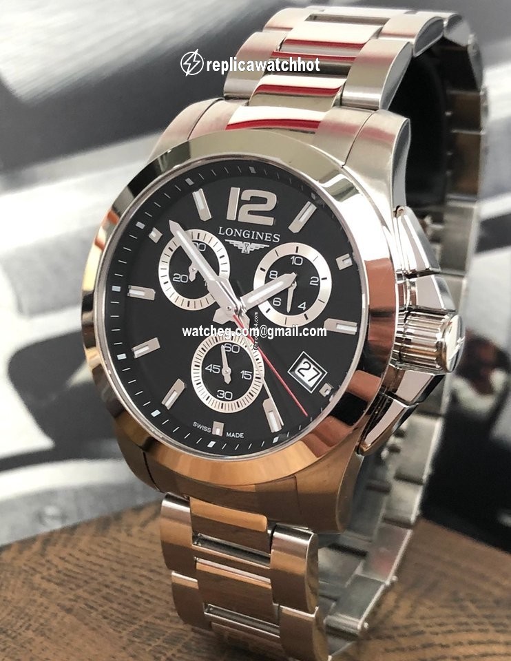 Longines Conquest Mens watch Unisex Quartz Steel L3.702.4.56.6 4
