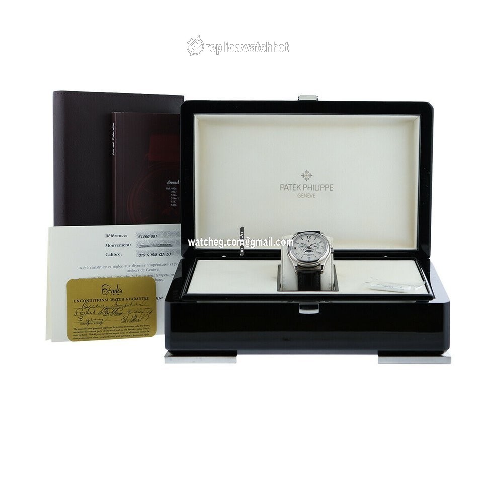 Patek Philippe Annual Calendar Mens watch Unisex Automatic White gold 5146 G-001 4
