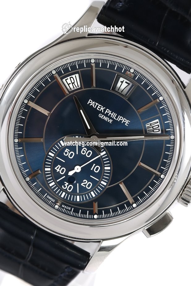 Patek Philippe Annual Calendar Chronograph Mens watch Unisex Automatic Platinum 5905P-001 4