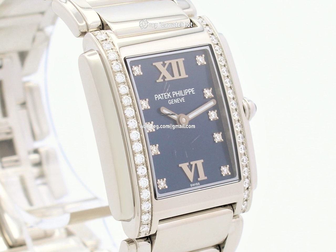 Patek Philippe Twenty~4 Womens watch Quartz Steel 4910-10A 4