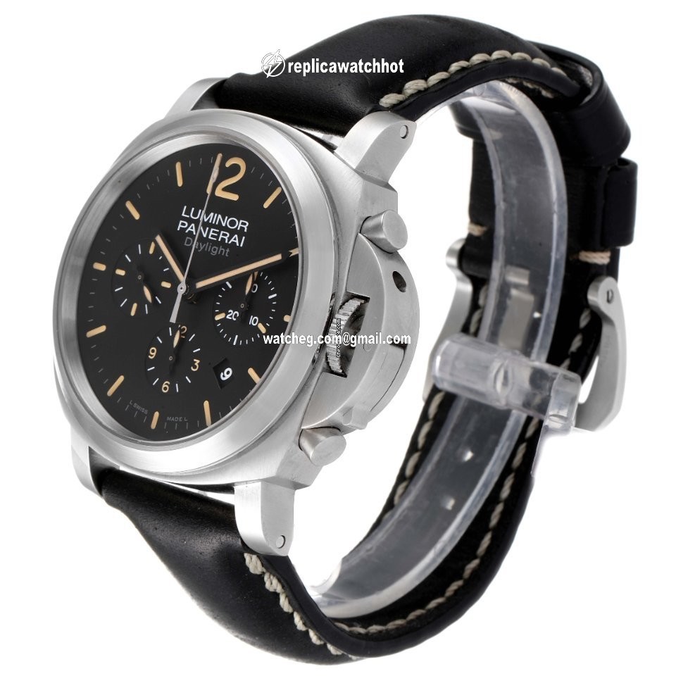 Panerai Luminor Chrono Mens watch Unisex Automatic Steel PAM00356 4