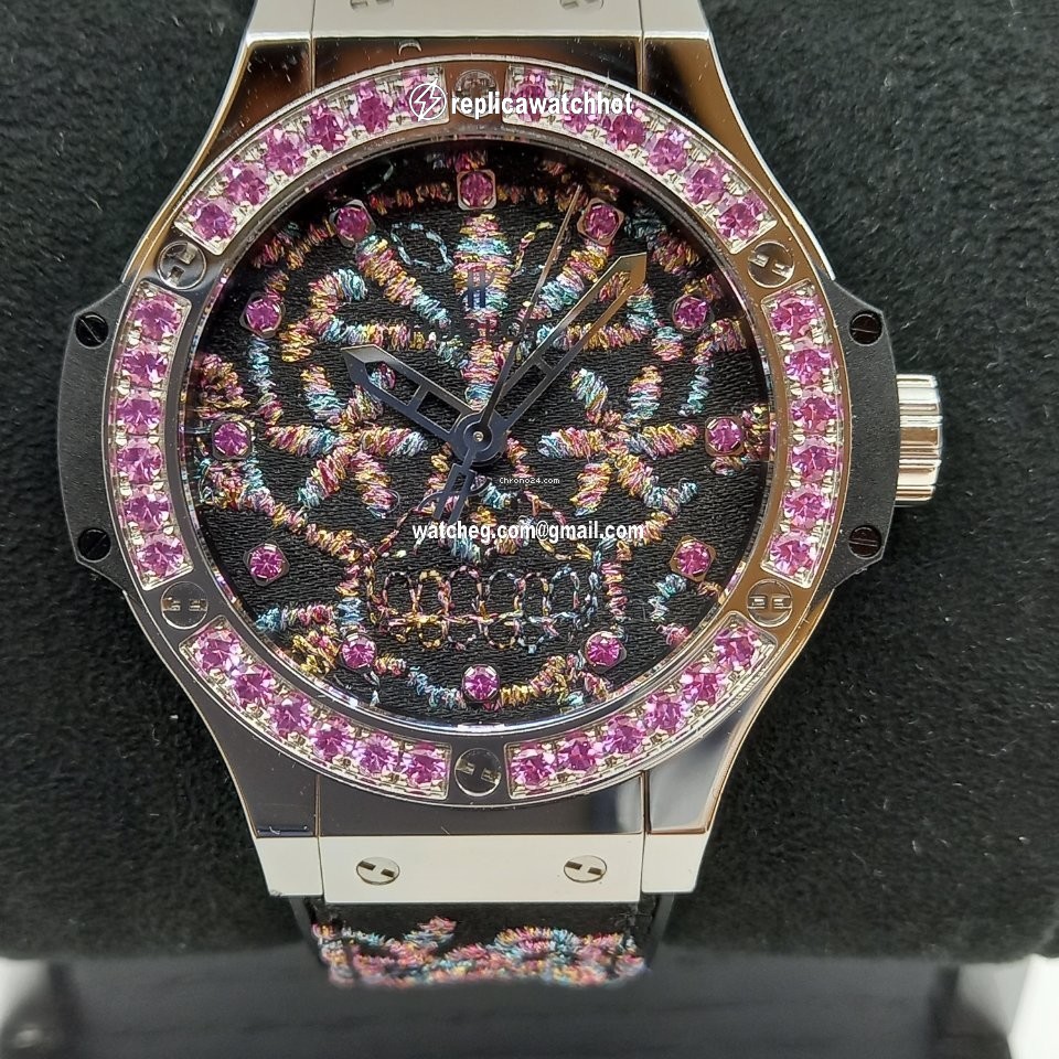 Hublot Big Bang Broderie Mens watch Unisex Automatic Steel 343.SS.6599.NR.1233 4