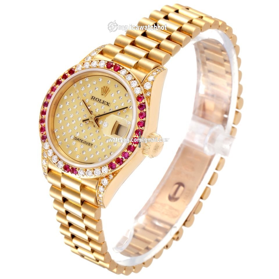 Rolex Lady-Datejust Womens watch Yellow gold Automatic 69038 4