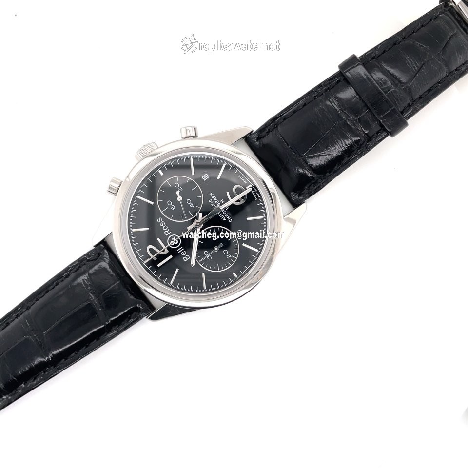 Bell & Ross Vintage Mens watch Unisex Automatic Steel BRG126-BL-ST SCR 4