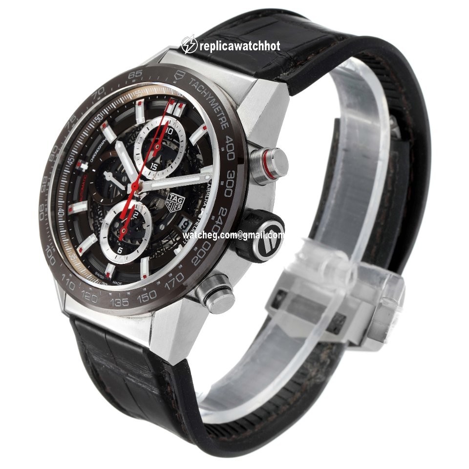 TAG Heuer Carrera Calibre HEUER 01 Mens watch Unisex Automatic Steel CAR201U.BA0766 4