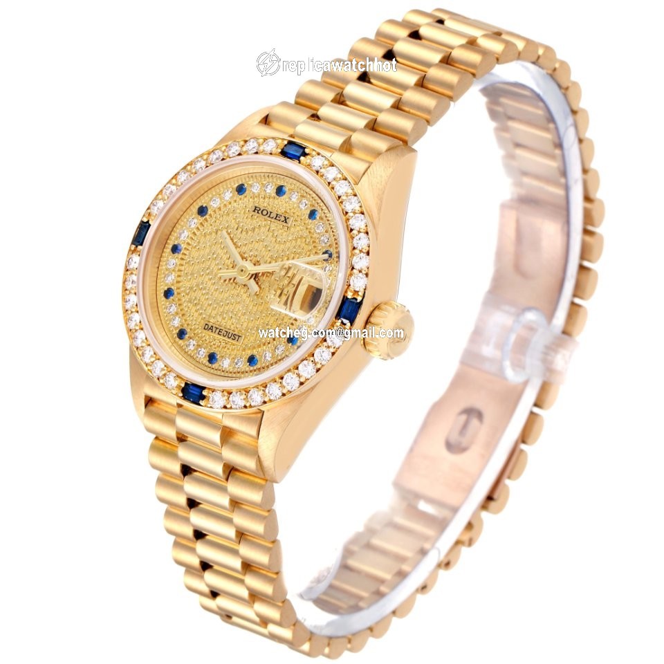 Rolex Lady-Datejust Womens watch Yellow gold Automatic 69088 4
