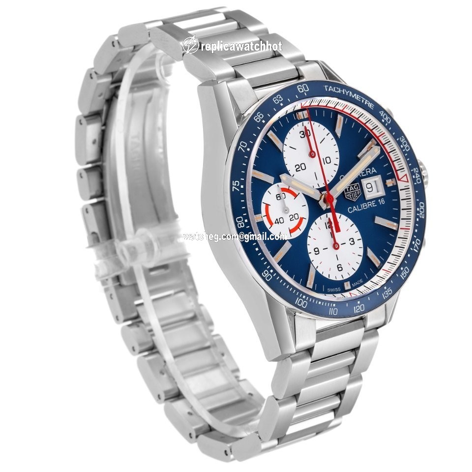 TAG Heuer Carrera Calibre 16 Mens watch Unisex Automatic Steel CV201AR.BA0715 4