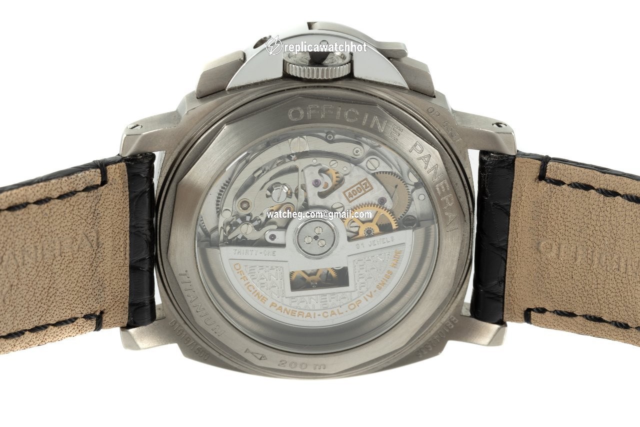 Panerai Luminor Chrono Mens watch Unisex Automatic Steel PAM00074 4