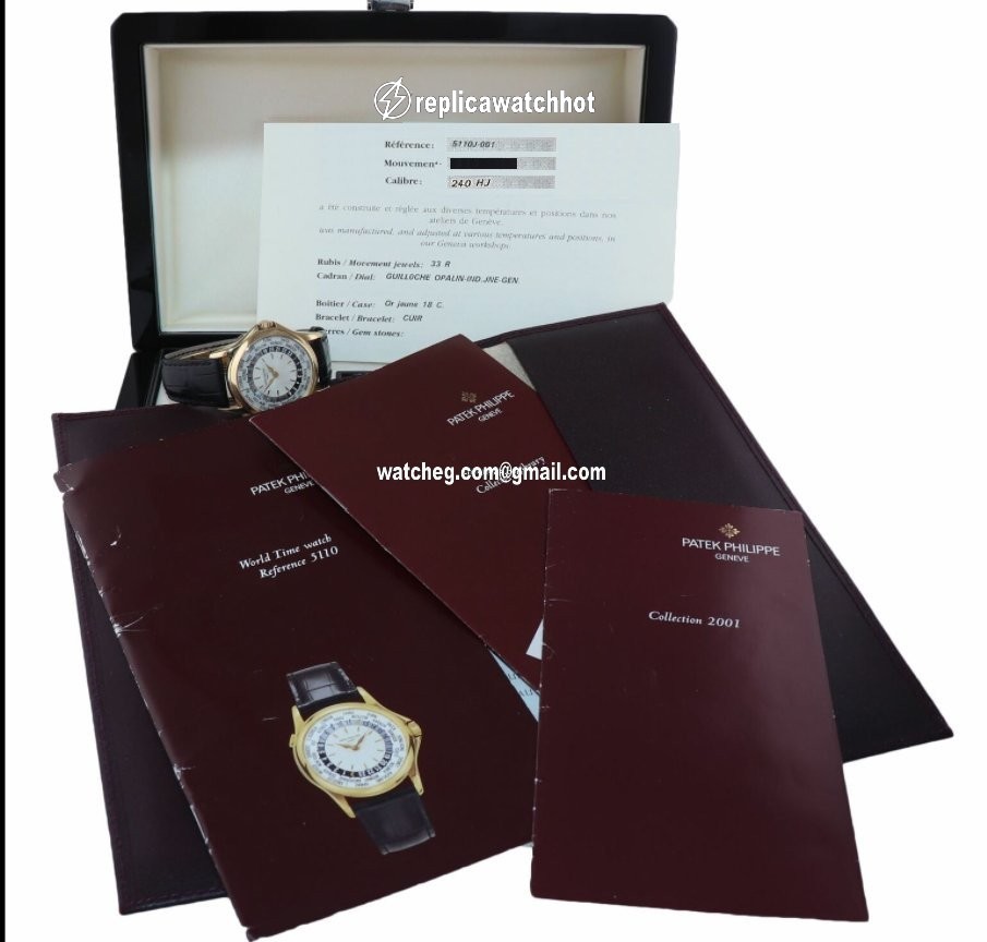 Patek Philippe World Time Mens watch Unisex Automatic Yellow gold 5110J-001 4