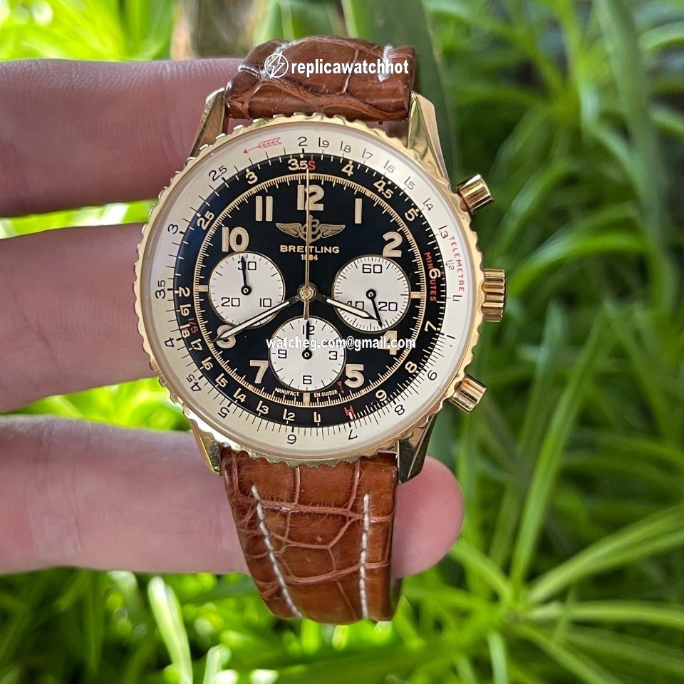 Breitling Navitimer Mens watch Unisex Yellow gold K30021 4