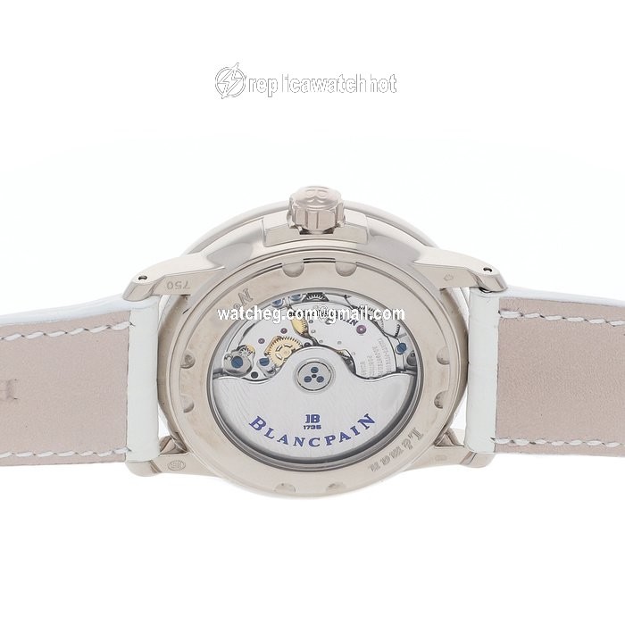 Blancpain Leman Womens watch Automatic White gold 2850-3554-55B 4