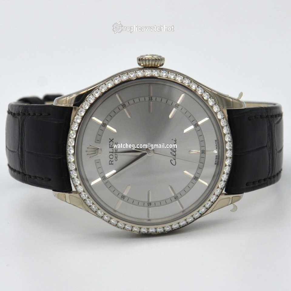 Rolex Cellini Time Mens watch Unisex White gold Automatic 50709RBR 4