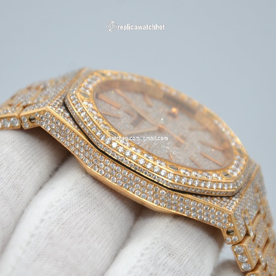 Audemars Piguet Royal Oak Selfwinding Mens watch Unisex Automatic Rose gold 15400OR.OO.1220OR.02 4