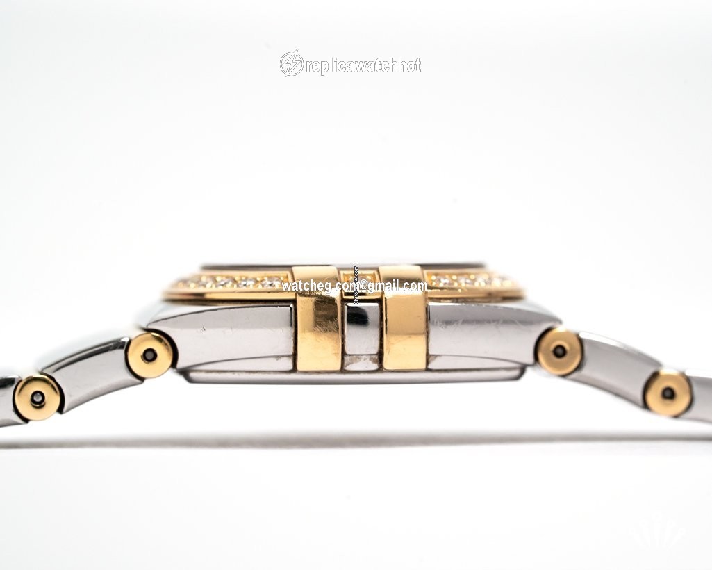 Omega Constellation Quartz Quartz Gold Steel 123.252.460.55.007 4