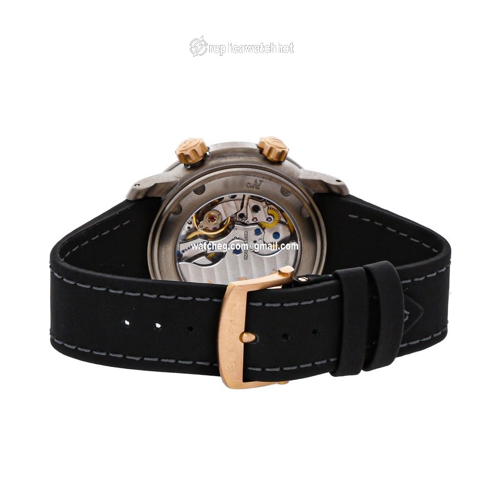 Blancpain Leman Reveil GMT Mens watch Unisex Automatic Titanium 2041-12A30-64B 4