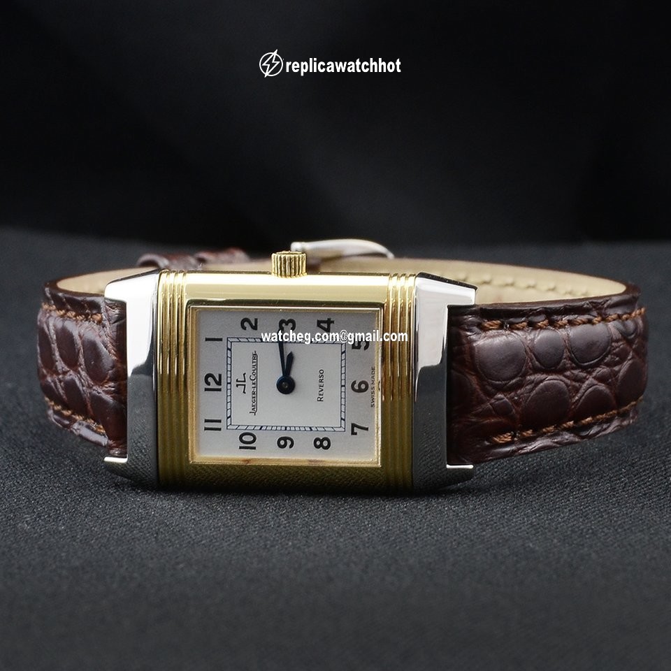 Jaeger-LeCoultre Reverso Lady Womens watch Manual winding Gold Steel 260.5.86 4